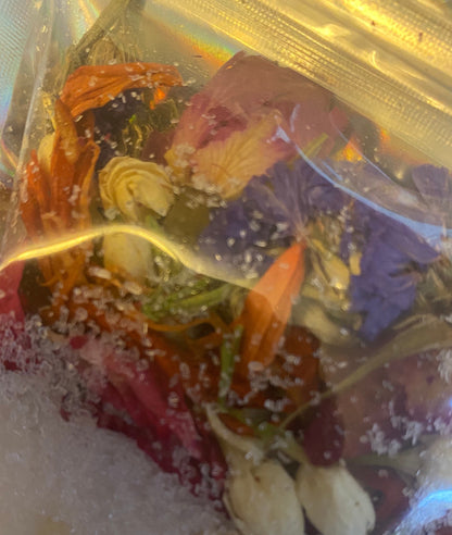 Spiritual Bath Salts Set: Energy Cleanse, Love, Abundance (3 4oz)