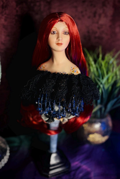 Haunted Dolls - OOAK handmade vessel- Shadow Witch Spirit- Ancient- Powerful Spiritual