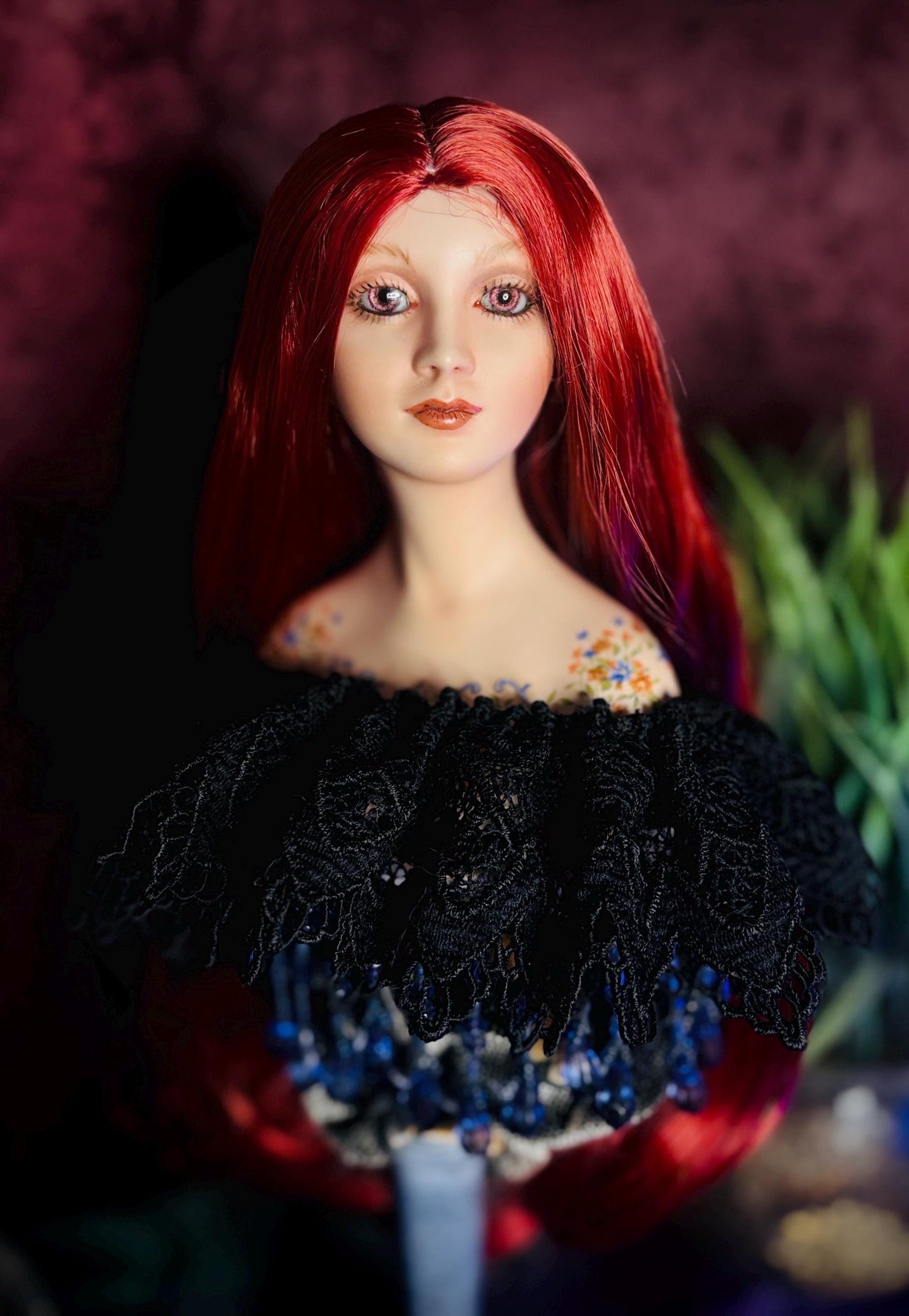 Haunted Dolls - OOAK handmade vessel- Shadow Witch Spirit- Ancient- Powerful Spiritual