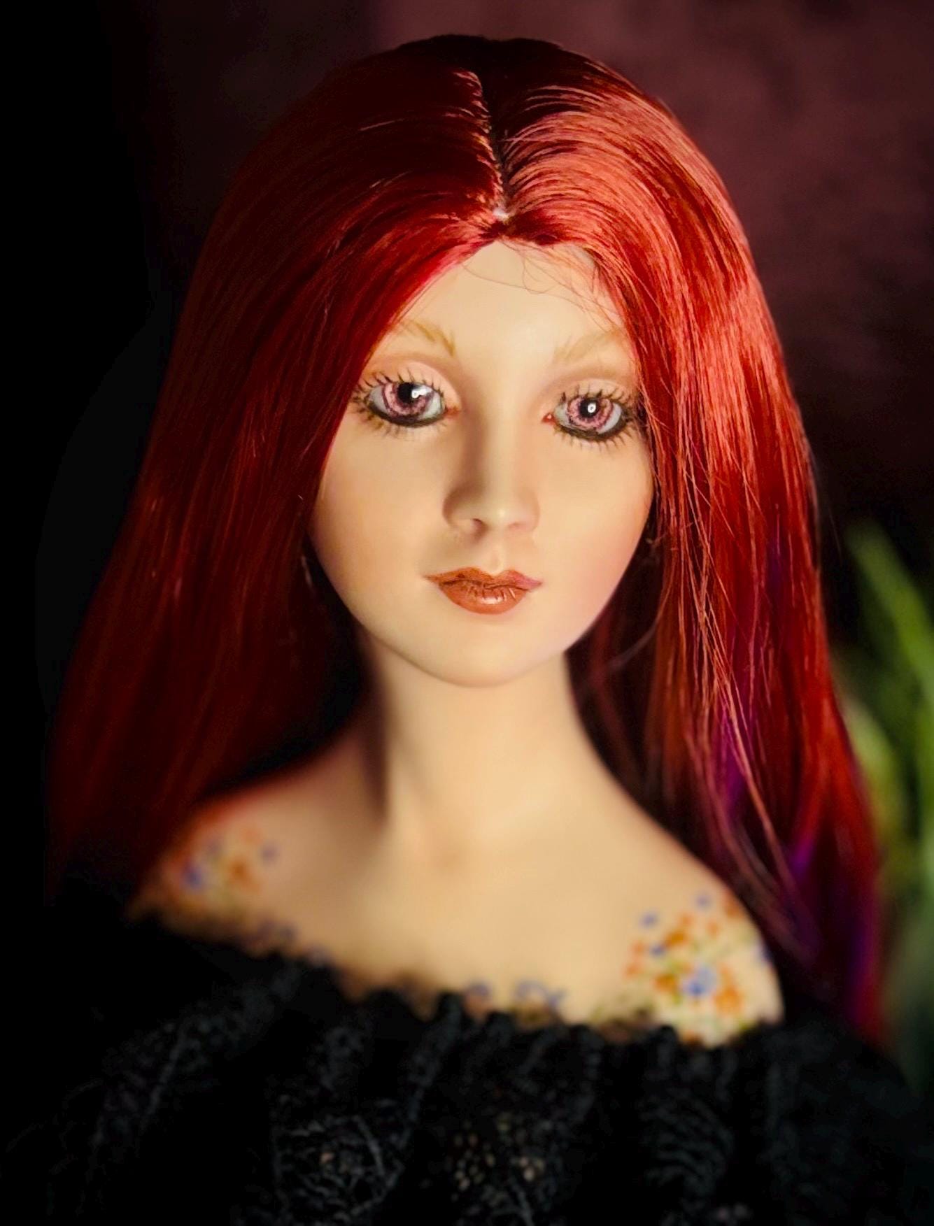 Haunted Dolls - OOAK handmade vessel- Shadow Witch Spirit- Ancient- Powerful Spiritual