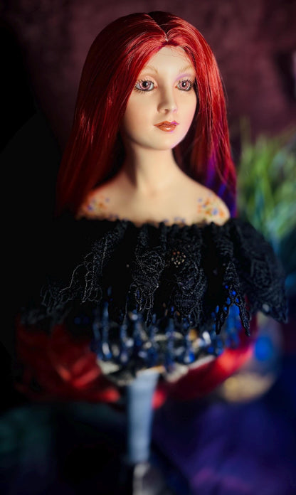 Haunted Dolls - OOAK handmade vessel- Shadow Witch Spirit- Ancient- Powerful Spiritual