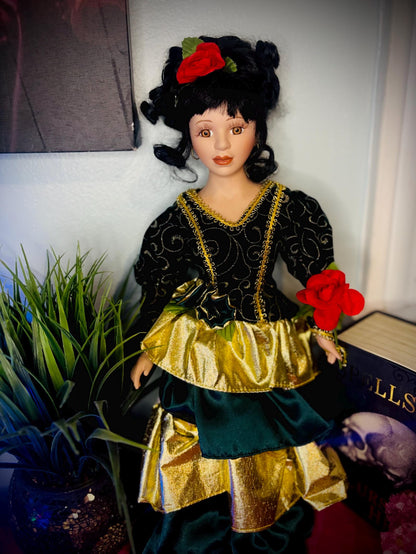 Ancient Bruja Spirit Companion – Protection, Spellwork, Manifestation & Justice | Haunted Doll Vessel