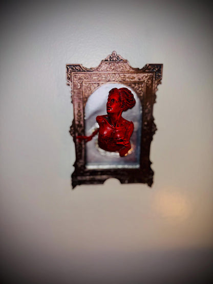 Haunted Ghost Mirror Statue - Spirit Vessel- Highly Active- Spiritual Items