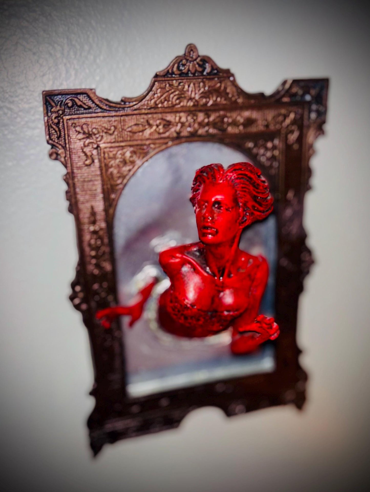Haunted Ghost Mirror Statue - Spirit Vessel- Highly Active- Spiritual Items