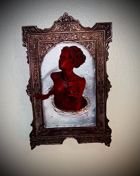 Haunted Ghost Mirror Statue - Spirit Vessel- Highly Active- Spiritual Items