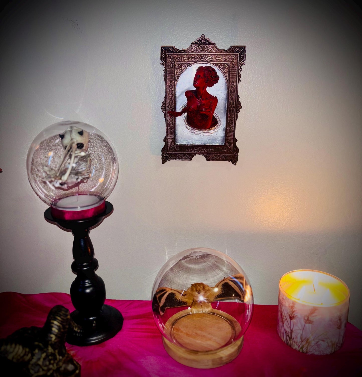 Haunted Ghost Mirror Statue - Spirit Vessel- Highly Active- Spiritual Items