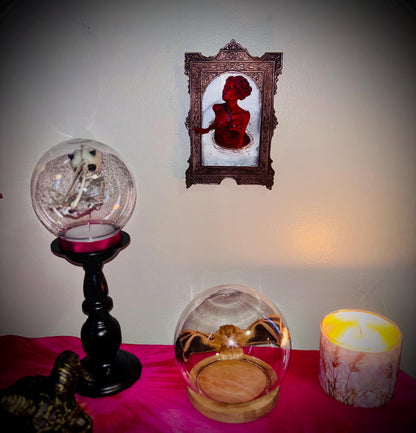 Haunted Ghost Mirror Statue - Spirit Vessel- Highly Active- Spiritual Items