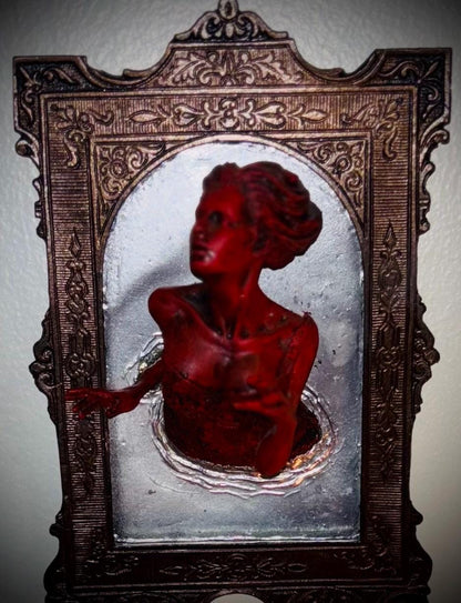 Haunted Ghost Mirror Statue - Spirit Vessel- Highly Active- Spiritual Items