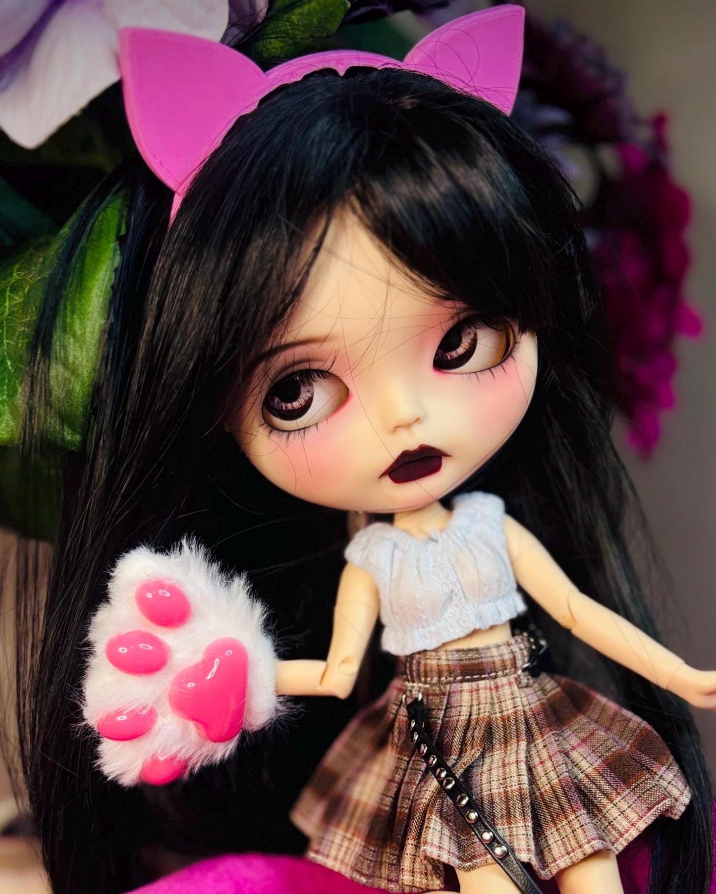 Haunted Doll Vexie- Feline Familiar- Custome Blythe Doll- Highly Active Spirited Companion