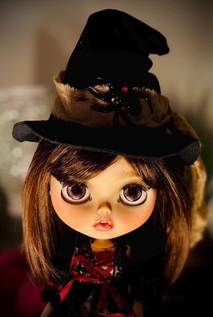 Ebony –Haunted Doll, Custome Made OOAK Blythe doll- Dark Witch- Baneful Workings, protection, strong bond